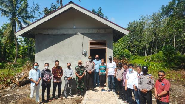 Kolaborasi Polri, TNI, dan Sejumlah Elemen di Bengkalis Antarkan Syahrudin ke RLH