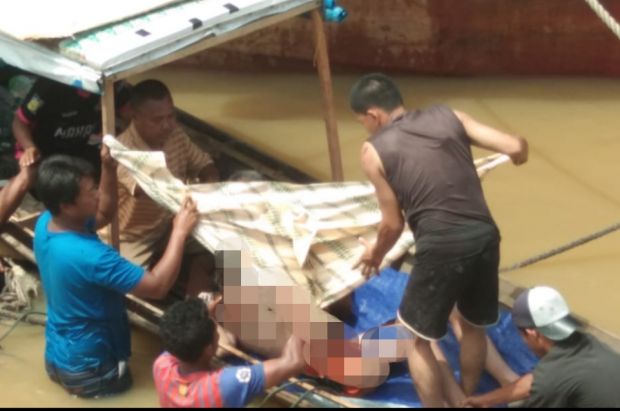 Tragis, Berharap Dapat Sembako dari Kapal Tenggelam di Sungai Siak, Remaja di Tualang Malah Tewas Saat Menyelam