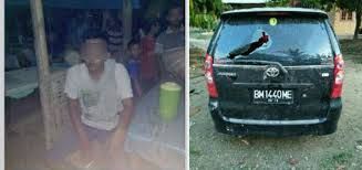 Oknum Polisi di Rohul Tertangkap Basah Warga Desa Tambusai saat Masukkan Kambing yang Diduga Hasil Curian ke dalam Mobilnya
