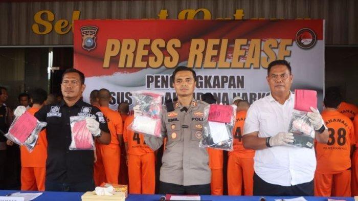 <b>Ini Kasus Narkoba yang Berhasil Diungkap Polres Rokan Hulu dalam Waktu 37 Hari</b>