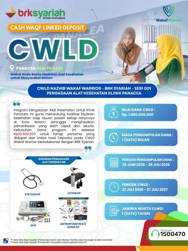 bbrk-syariah-dan-wakaf-warrior-hadirkan-cwld-wujudkan-wakaf-produktif-untuk-pengadaan-alat