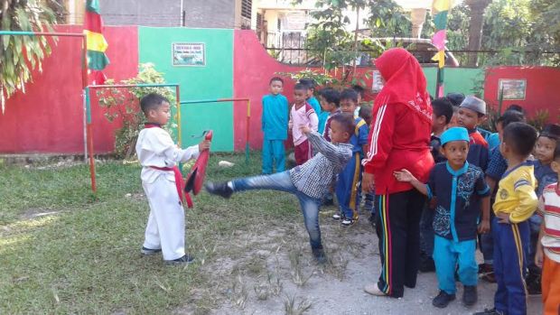 Dimas Suparjo, Taekwondoin Cilik yang Percaya Diri Tulis dan Kirim Surat Lamaran Melatih ke Setiap Sekolah TK di Pekanbaru