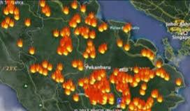 <b><i>Hotspot</i> yang Diperkirakan Karhutla Kembali Terdeteksi di Sejumlah Daerah di Wilayah Provinsi Riau</b>
