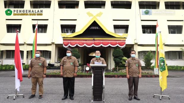 Sambut Mahasiswa Baru secara Virtual, Rektor Unilak: Di Masa Pandemi, Jangan Menyerah untuk Meraih Gelar Sarjana