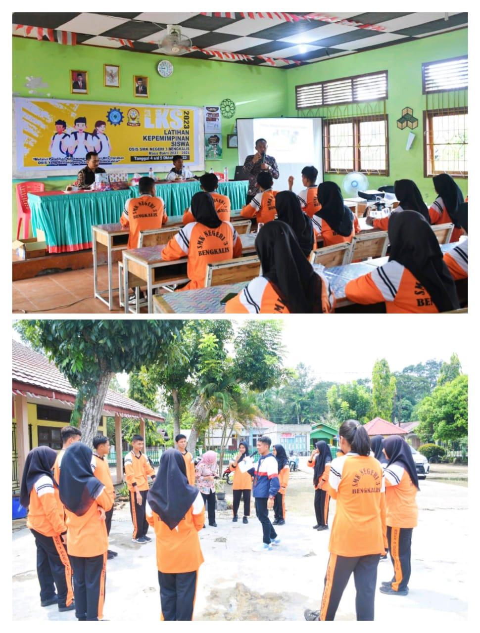 Selama Dua Hari SMKN 3 Bengkalis Gelar LKS bagi Pengurus OSIS