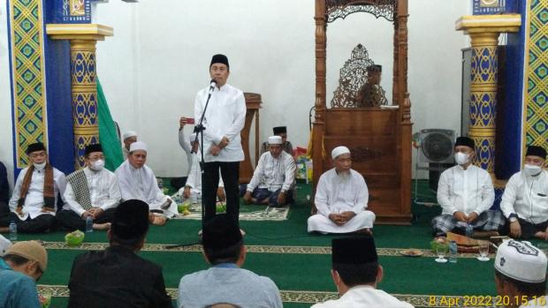 Kali Kedua, Gubernur Riau Safari Ramadan di Desa Perjuangan Kabupaten Bengkalis