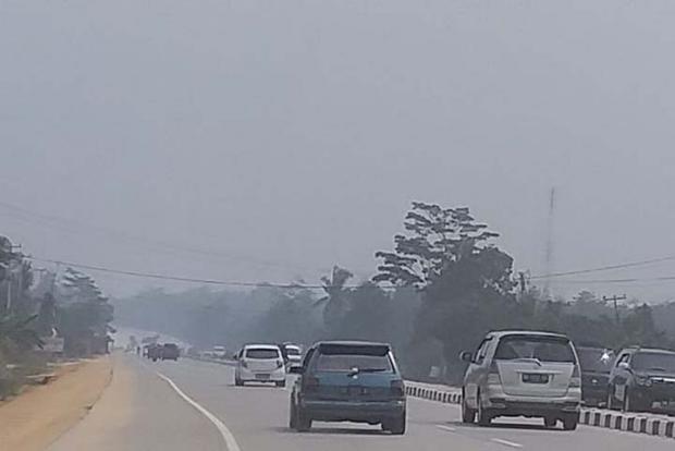 Kabut Asap Kiriman dari Riau Ganggu Penerbangan di Aceh