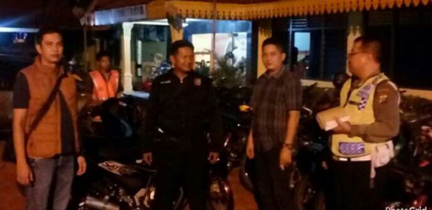 Razia Balapan Liar di Seputaran Purna MTQ, Polsek Bukit Raya Amankan 19 Sepeda Motor