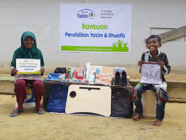 Syaiful Amri, Yatim Asal Riau Terima Bantuan Pendidikan Lanjutan
