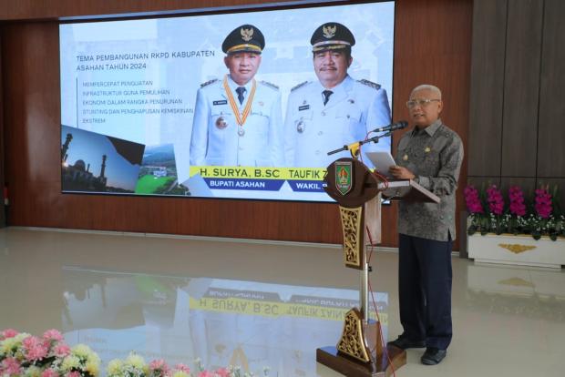 Musrenbang RKPD Kabupaten Asahan Tahun 2024 Dibuka, Bupati: Di Forum Ini Dapat Disepakati Program yang Paling Mendesak