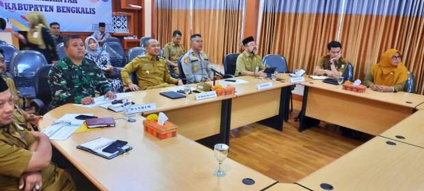 Wabup Bengkalis Ikuti Rakor Pengendalian Inflasi, Bagus Santoso: Kita Siap Ikuti Arahan Pemerintah Pusat