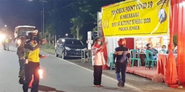 Petugas Pos Covid-19 Setop Mobil dari Arah Riau, Saat Digeledah Ditemukan Sabu 500 Gram di Kotak Tisu