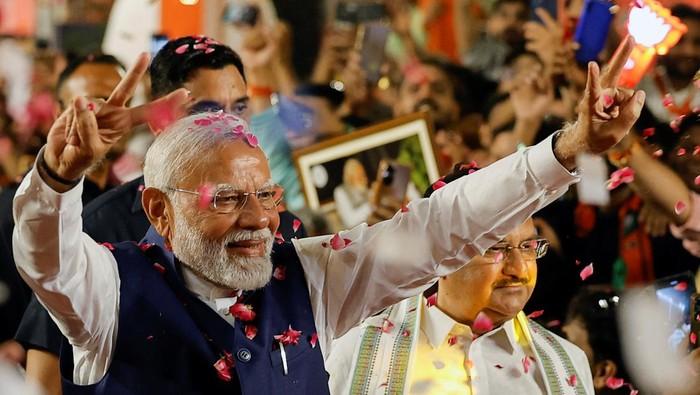 Narendra Modi Resmi Jabat PM India untuk Periode Ketiga