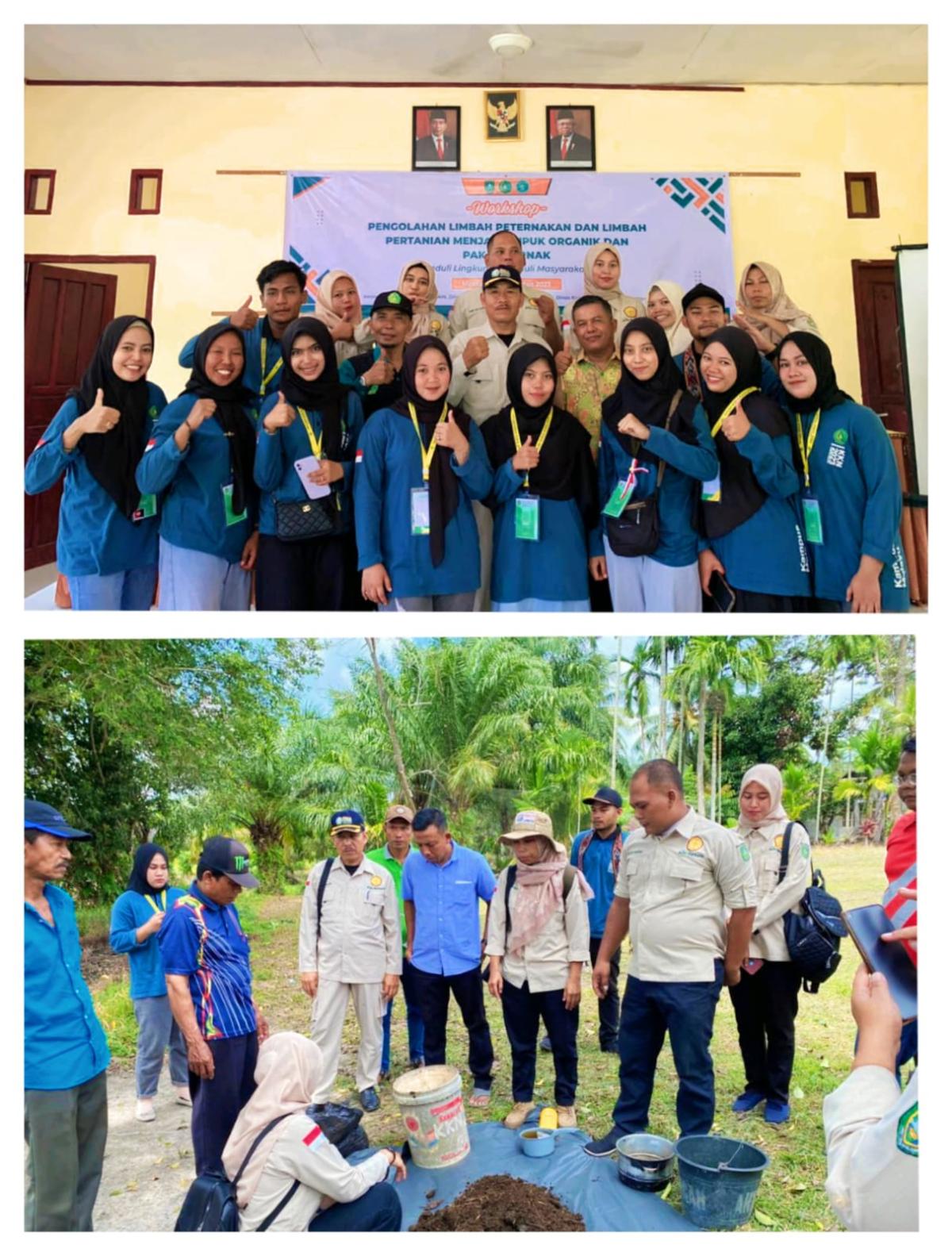 Lewat Workshop, Mahasiswa STAIN Olah Limbah Jadi Pupuk Dan Pakan Ternak