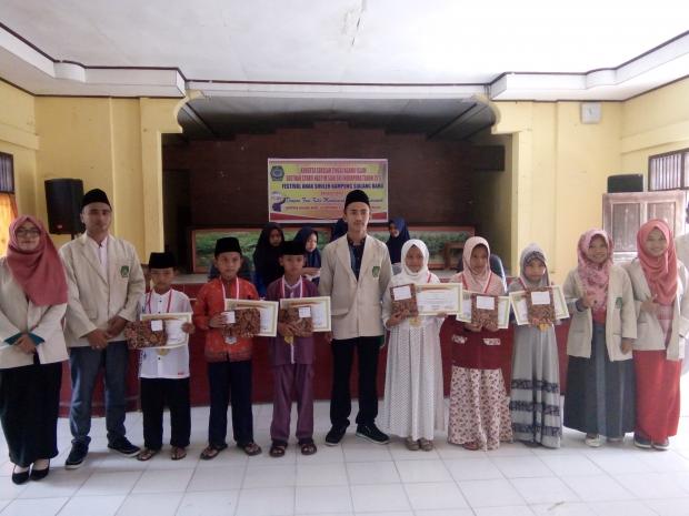 Mahasiswa Kukerta Gelar Festival Anak Soleh di Kampung Sialangbaru Kabupaten Siak