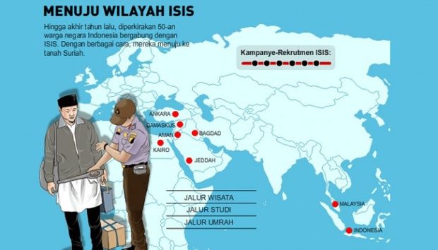 Diduga Gabung ISIS, Warga Pekanbaru Diimingi Gaji Rp 3 Juta dan Fasilitas Penginapan di Suriah