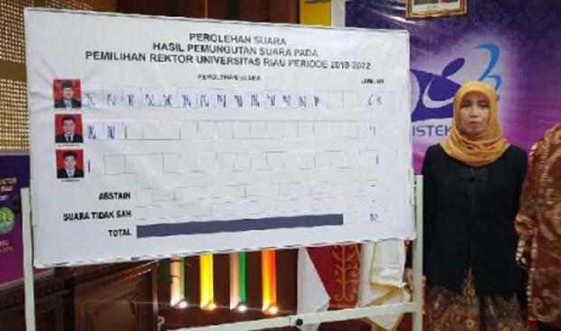 Setelah 3 Kali Batal, Prof Aras Mulyadi Tetap Unggul Telak di Pemilihan Rektor Universitas Riau