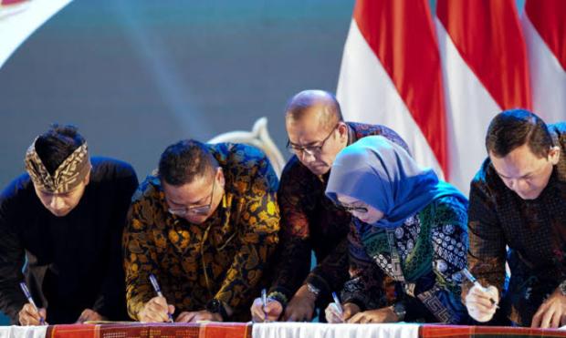 Bawaslu, KPU, KPI, dan Dewan Pers Bentuk Gugus Tugas Pengawas Berita dan Iklan Selama Gelaran Pemilu 2024