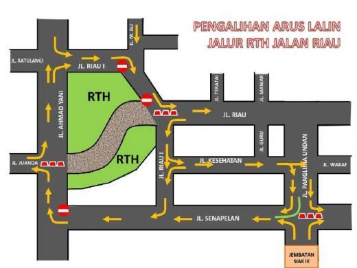 Mulai Besok, Jalan Riau Pekanbaru Diberlakukan Satu Arah, Ini Rutenya
