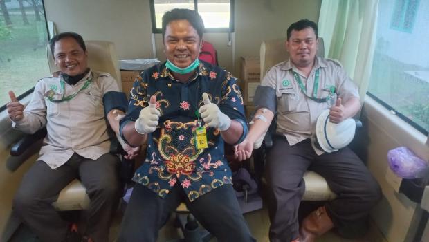 Peringati Bulan K3, Apical Dumai Kembali Gelar Donor Darah