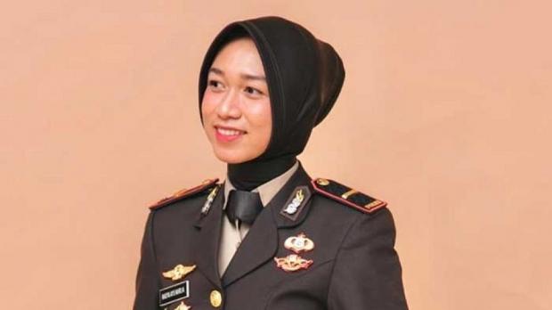 Kapolsek Wanita Termuda di Riau Sedang Berduka, Kekasihnya Gugur setelah Bertugas Amankan Unjuk Rasa
