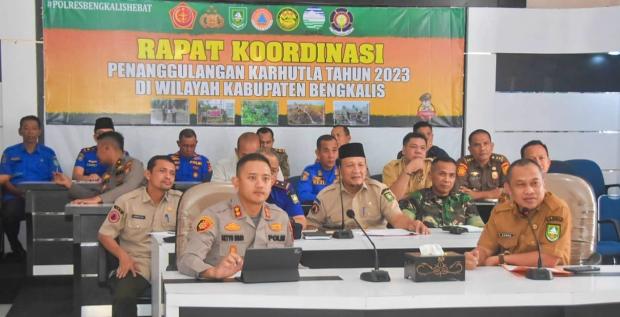 Pemkab Bengkalis Siap Tindak Lanjuti Rekomendasi Pencegahan dan Penanganan Karhutla