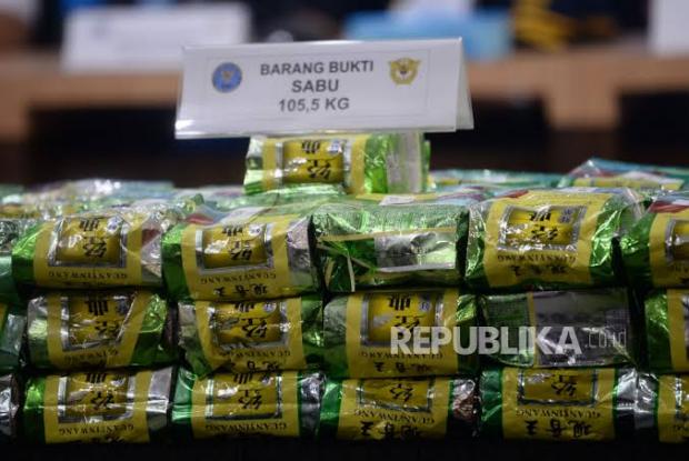 Penyelundupan Sabu dalam Kemasan Bungkus Teh Berhasil Dibongkar Aparat Gabungan Bea Cukai dan BNNP Riau