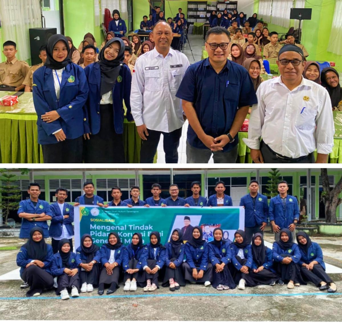 STAIN Bengkalis Gelar Penyuluhan Hukum Terkait Tindak Pidana Korupsi ke Pelajar SMA Negeri 2