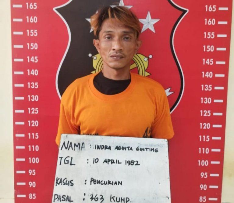 Nekat Bobol Villa Milik Kajati Sumut, Warga Deliserdang Ditangkap di Ujungbatu Rokan Hulu