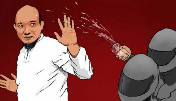 Terdakwa Penyiram Air Keras hingga Mata Kiri Novel Baswedan Menjadi Buta Dituntut 1 Tahun Penjara