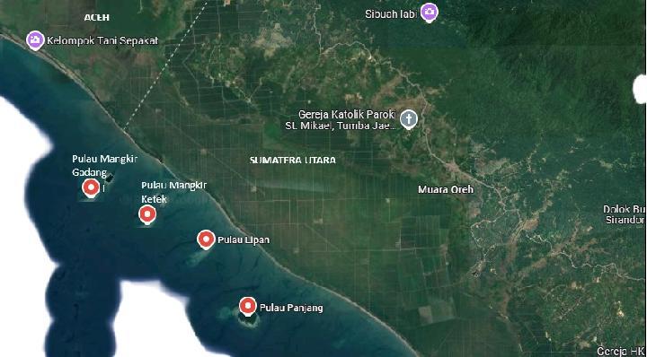 <b>Ini Letak Geografis Empat Pulau yang Jadi Sengketa antara Aceh-Sumatra Utara</b>