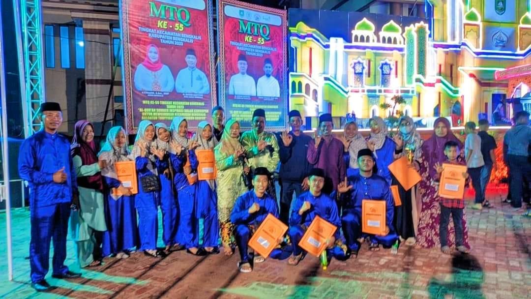Boyong 11 Juara dalam MTQ ke-55 Tingkat Kecamatan Bengkalis, Pemdes Simpangayam Ungkapkan Syukur di Medsos