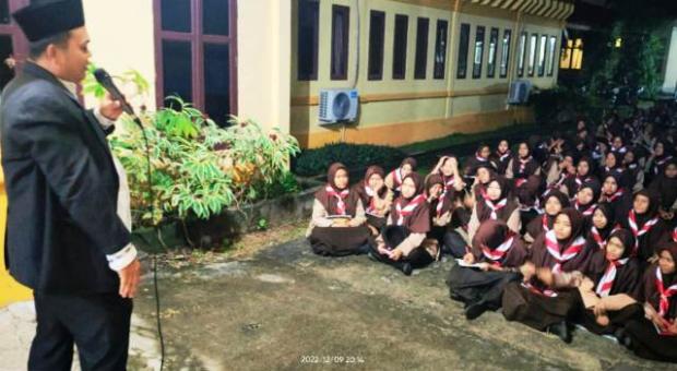 Kuatkan Mental Siswa, MAN 1 Plus Keterampilan Bengkalis Taja Kegiatan Kemah Blok