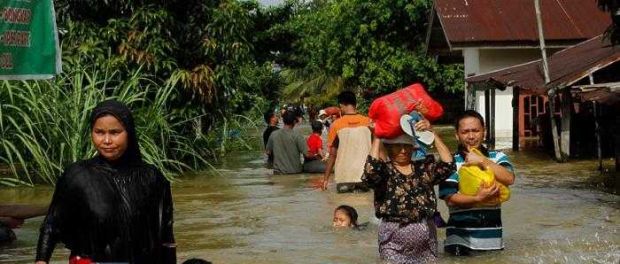 Rendam 66 Desa dan Kelurahan, Ini Rincian Data Korban Banjir di Kampar