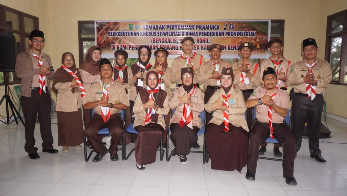 Anggota Pramuka Berkebutuhan Khusus Ikuti Perkemahan Perdana di Buper Pawang Perkasa