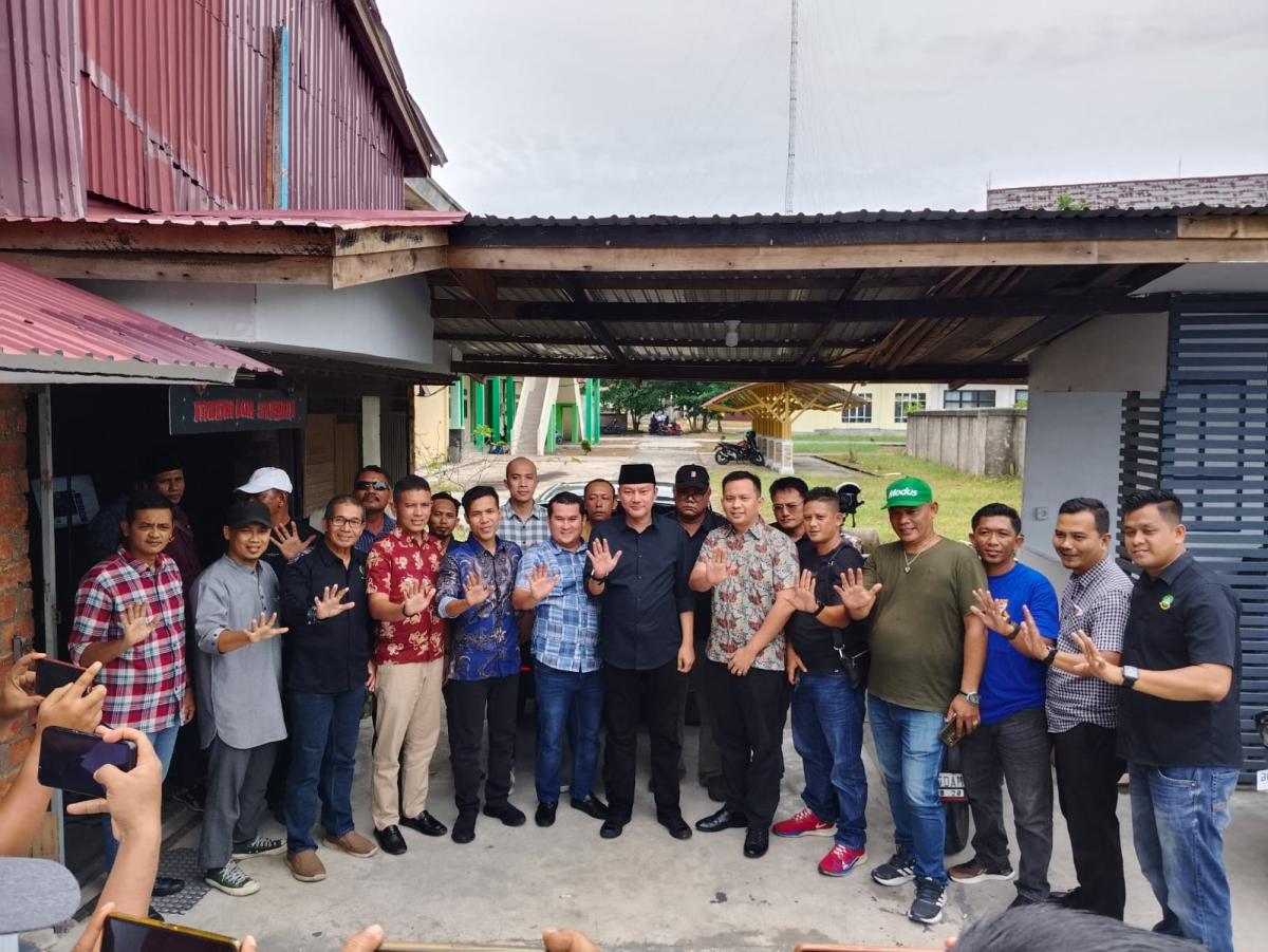 Belum Sebulan Bertugas sebagai Kajari Bengkalis, Sri Odit Megonondo Gelar Silaturahmi bersama Insan Pers