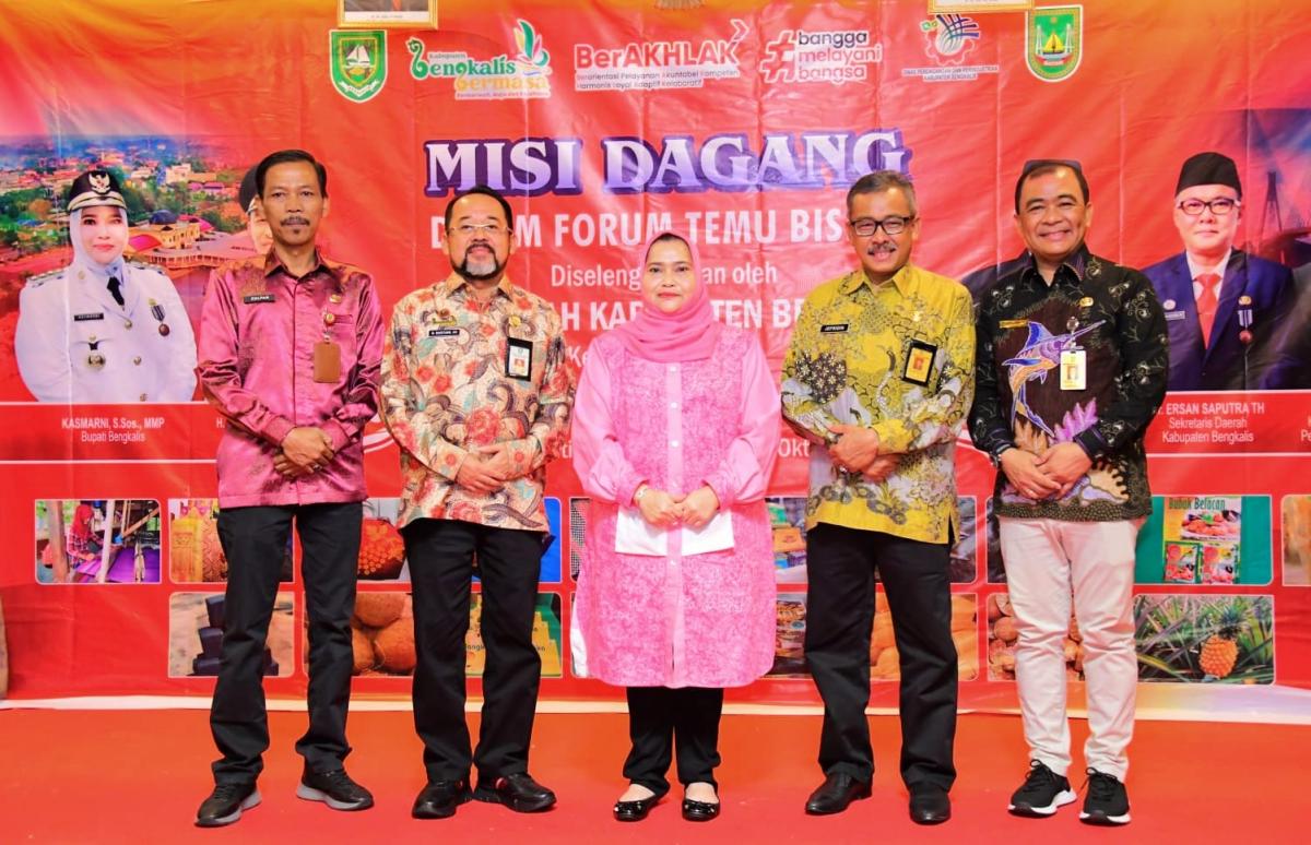 Disdagperin Bengkalis Gelar Misi Dagang di Forum Temu Bisnis bersama Pemkot Batam