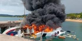 <b>KNKT Diterjunkan untuk Selidiki Penyebab Terbakarnya <i>Speedboat</i> yang Menewaskan Cagub Maluku Utara Benny Laos</b>