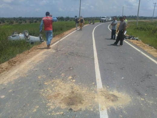 Jalan Baru Pangkalankerinci-Langgam Makan Korban, Herawati Siregar Tewas dalam Kecelakaan