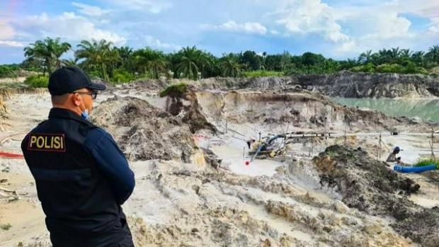 Penambangan Pasir Ilegal di Desa Boncahmahang Bengkalis Diungkap Polisi, Kapolda: Ini Penyebab Lingkungan Riau Kian Rusak