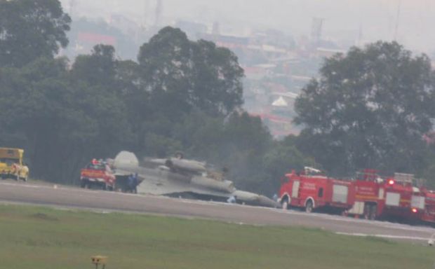 F-16 Kecelakaan di Lanud Roesmin Nurjadin Pekanbaru, Ini Penjelasan Resmi Mabes TNI AU