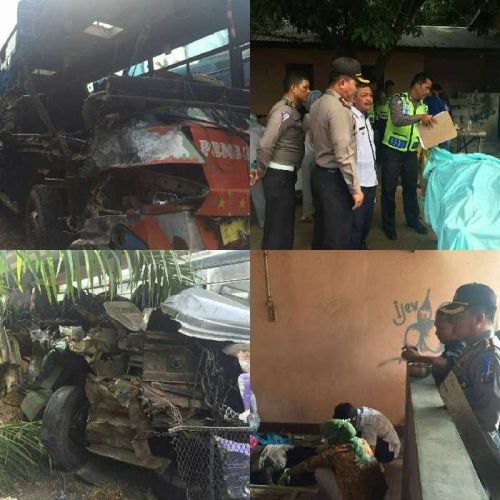 Korban Tewas Tabrakan Beruntun 3 Bus Dekat Perbatasan Riau-Sumut Bertambah 3 Orang, Ini Foto-fotonya