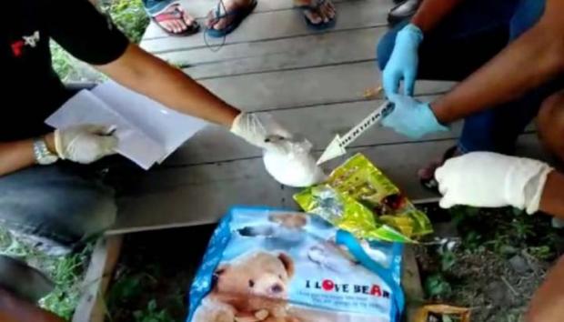 Narkoba Tak Bertuan Bernilai Puluhan Miliar Rupiah Kembali Ditemukan di Bengkalis; Misteri Tas Biru Bergambar Panda di Depan Warung Kue