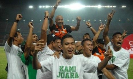 Sempat Tertinggal dan Kehilangan Satu Pemain, PSMS Juara Piala Kemerdekaan