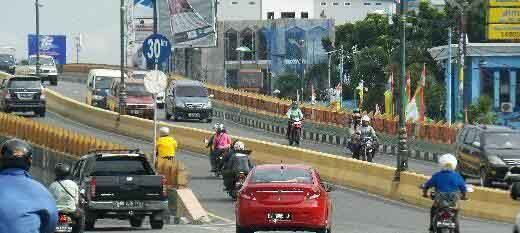 Pekan Depan, <i>Flyover</i> Simpang Jalan Sudirman-Tuanku Tambusai Pekanbaru Juga Terlarang untuk Sepeda Motor
