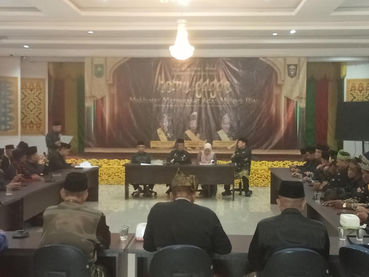 LAM Riau Taja Temu Gagas Masyarakat Adat Melayu, Sikapi Konflik Pertanahan