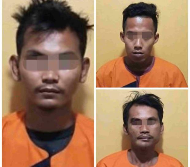 Tiga Pria di Inhu Diciduk saat Transaksi Sabu di Wisma, Barang Bukti Ditemukan di Atas Bantal
