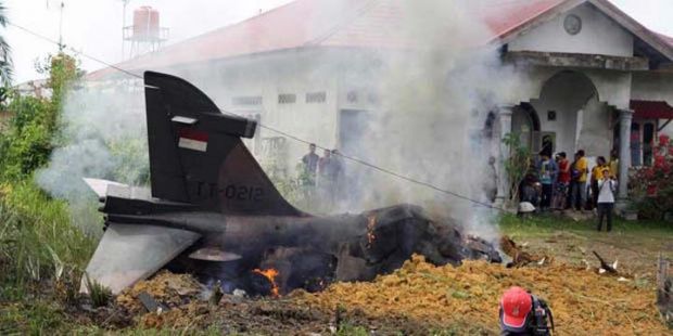 8 Tahun Lalu Pesawat TNI AU Juga Jatuh di Kampar Riau