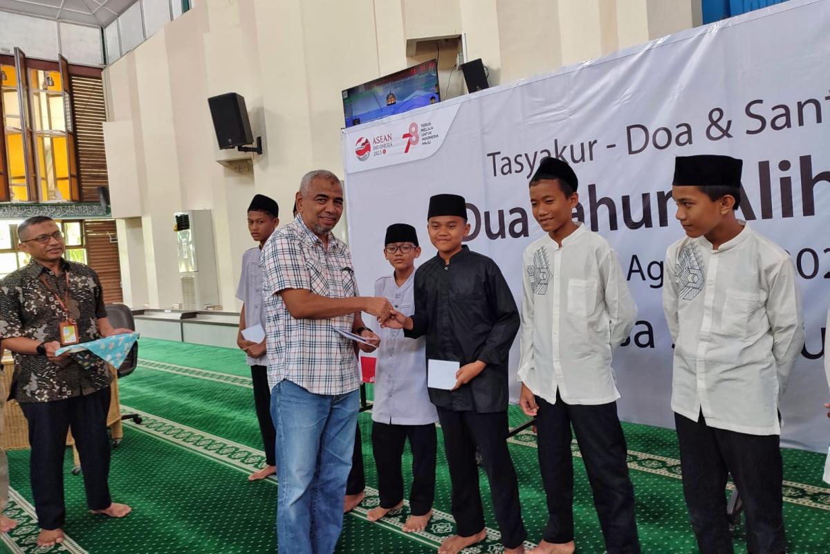 2 Tahun Alih Kelola Blok Rokan, PHR Gelar Doa Bersama dan Santuni Anak Yatim