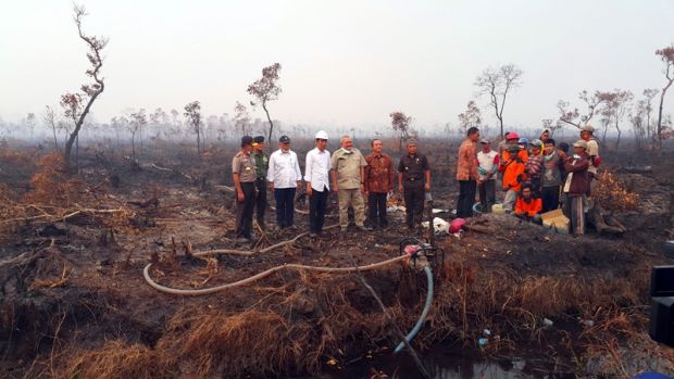 Riau Darurat Asap, Jokowi Minta TNI-Polri Tambah Pasukan